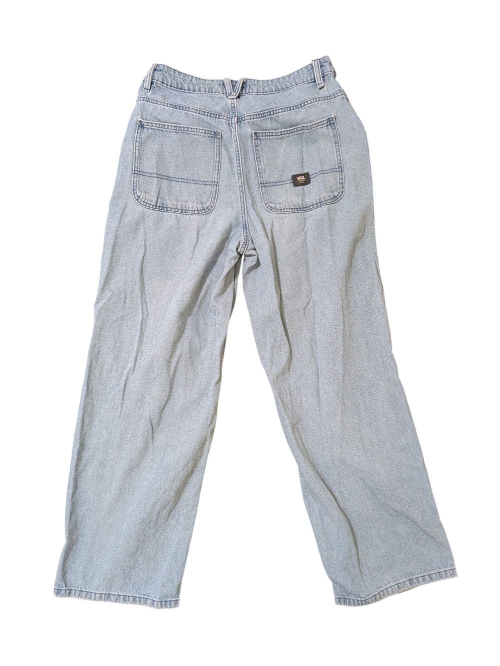 Vans Light Wash Women’s Boyfriend Jeans - Pale Blue